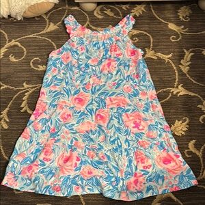 Lilly Pulitzer girls Floral Pink and Blue Kids Dress